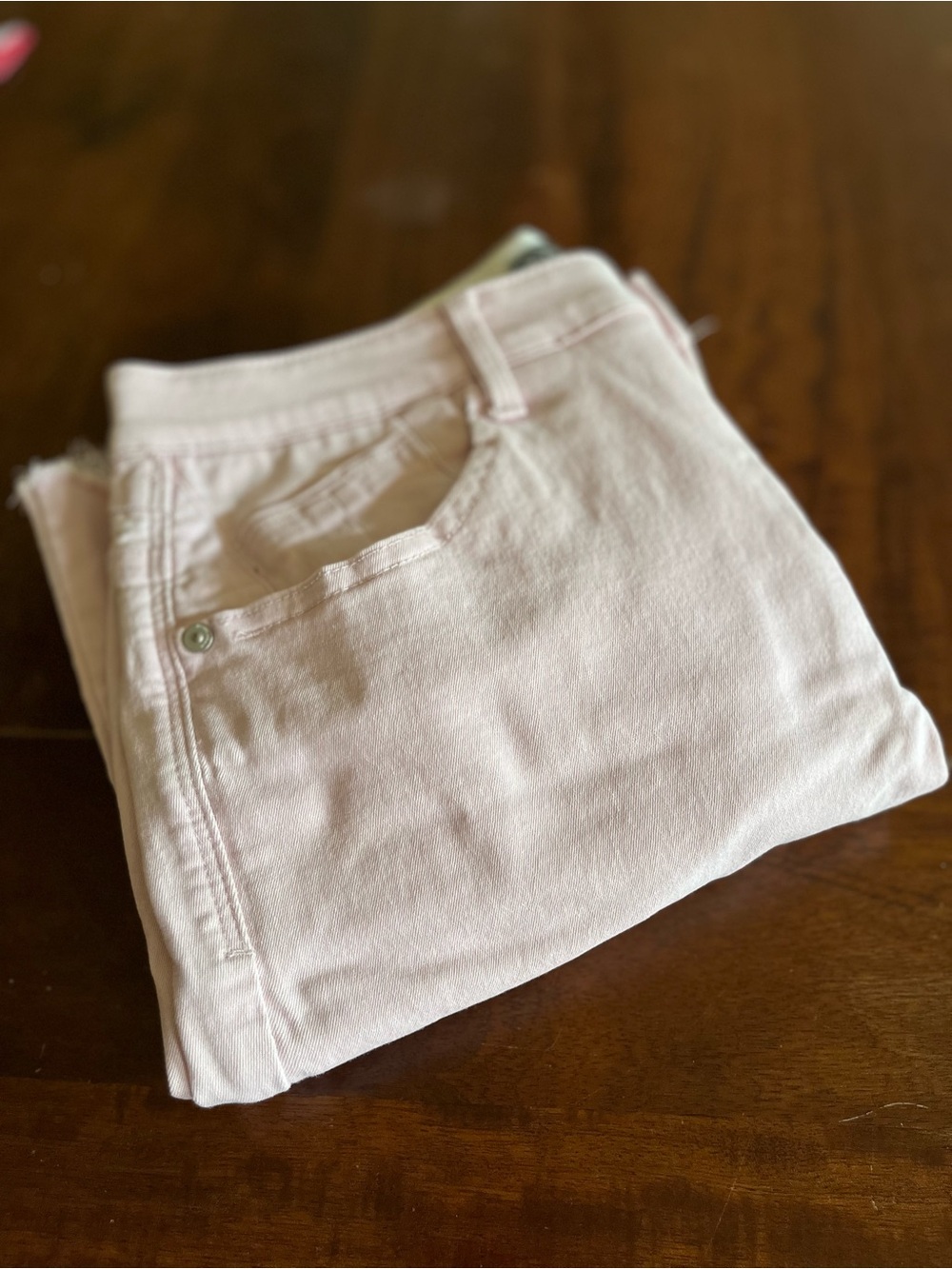 Wit & Wisdom pale pink cropped jeans - Picture 5 of 7